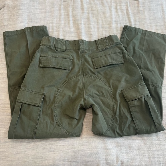 5.11 Tactical Series Army Green Cargo Pants Medium Waist Adjustable (31.5-35) - Picture 4 of 8